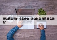 区块链公司内核是什么[区块链公司靠什么盈利]